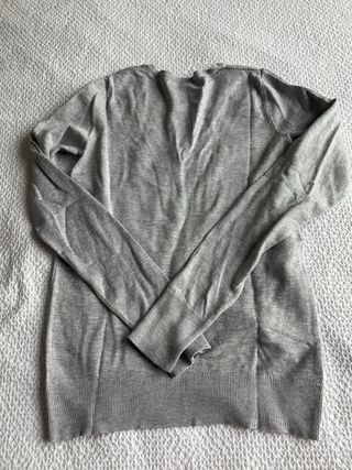 Jersey Sfera cuello pico gris