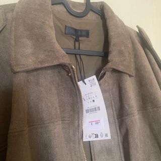 Chaqueta Zara Verde Oliva Oversize
