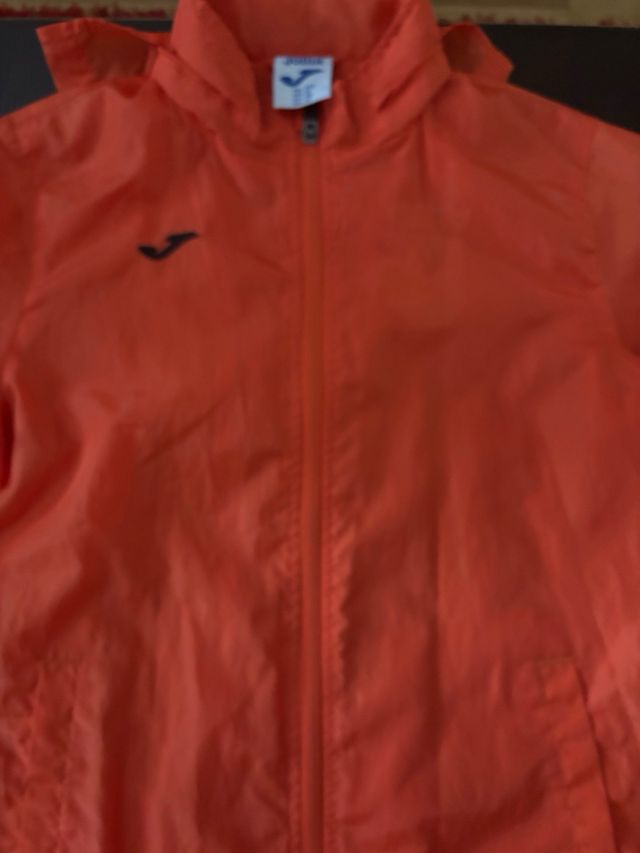 Chubasquero naranja niño Joma