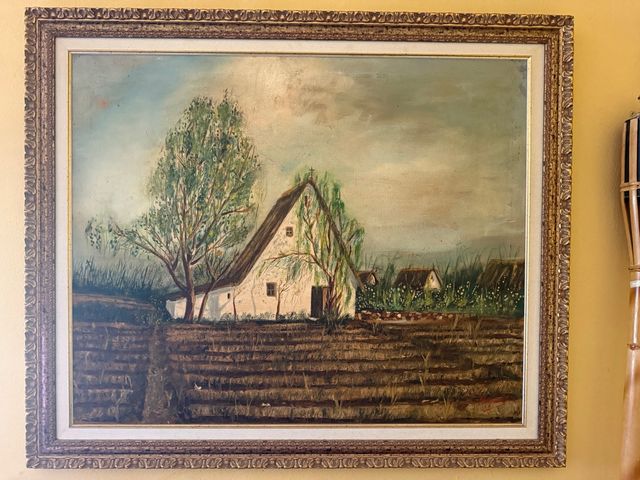 Cuadro paisaje típico valenciano