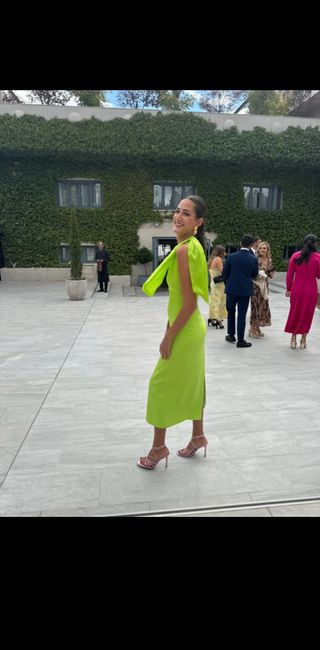 Vestido fiesta Victoria Martín Berrocal verde