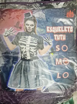 Disfraz Esqueleto Tutu Talla M