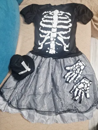 Disfraz Esqueleto Tutu Talla M