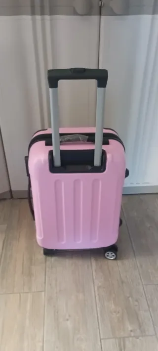 MALETA CABINA ROSA CLARO 55X35X20 NUEVA 