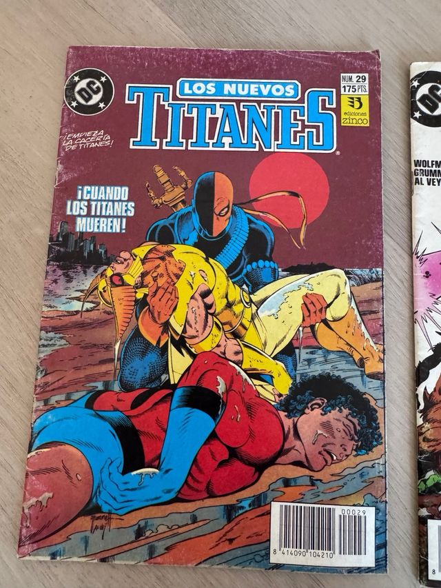 LOS NUEVOS TITANES ZINCO LOTE VINTAGE ¡RESCATADO !