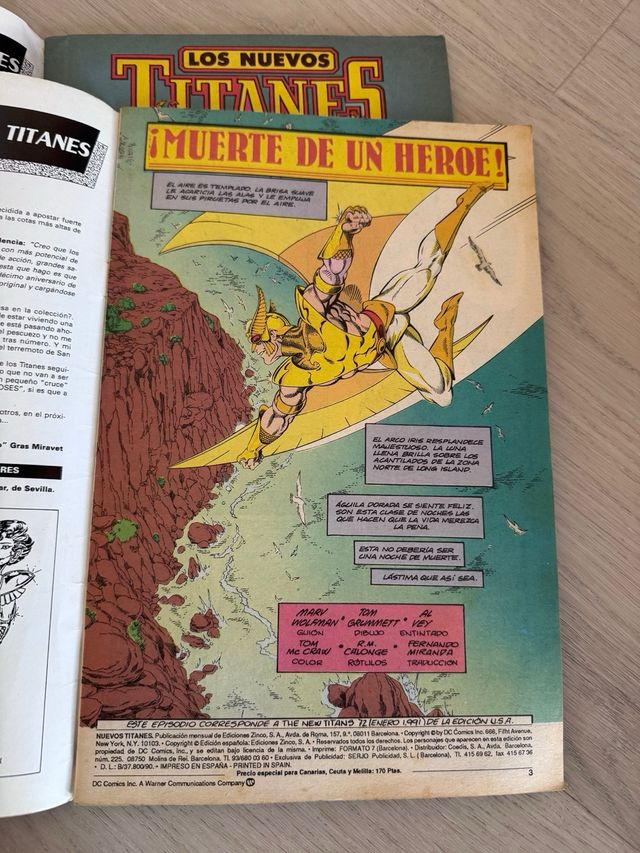 LOS NUEVOS TITANES ZINCO LOTE VINTAGE ¡RESCATADO !