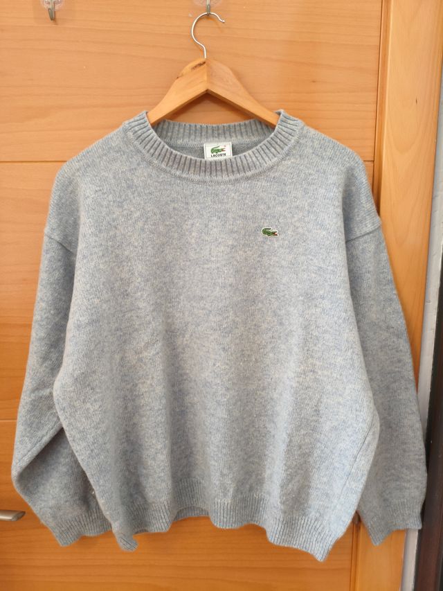 Jersey Lacoste Talla 7 Cocodrilo Azul