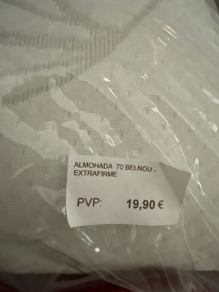 Almohada aloe transpirable 70cm (2 uds.)