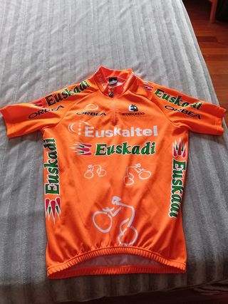 Maillot Ciclismo Euskaltel Naranja