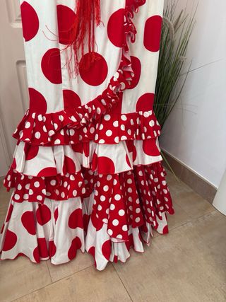 Traje Flamenca Artesano Aldea Rocío