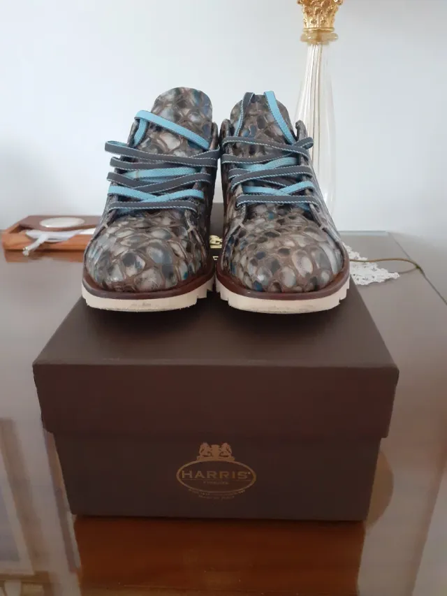 Scarpe uomo multicolor con lacci