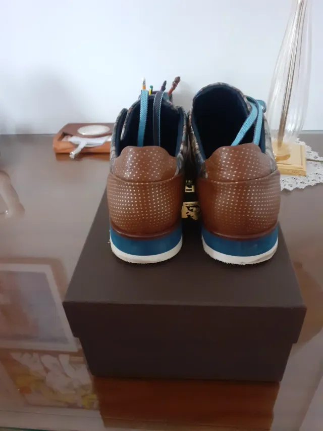 Scarpe uomo multicolor con lacci