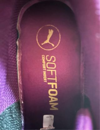 Zapatillas Puma Moradas y Blancas