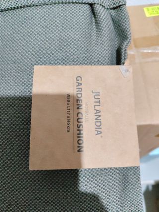 Cojín para tumbona gris