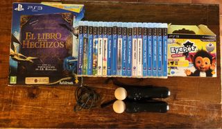 Pack Mandos Move PS3 + Juegos