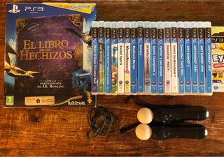 Pack Mandos Move PS3 + Juegos
