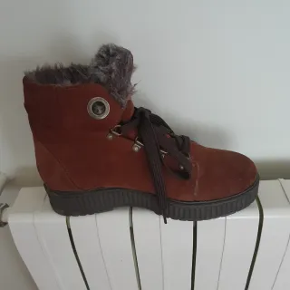 Bota con forro de pelo