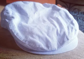 Gorra Emidio Tucci Rayas Azul Blanco