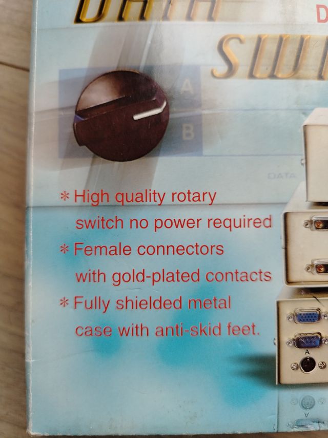 Conmutador de datos multiport para PC