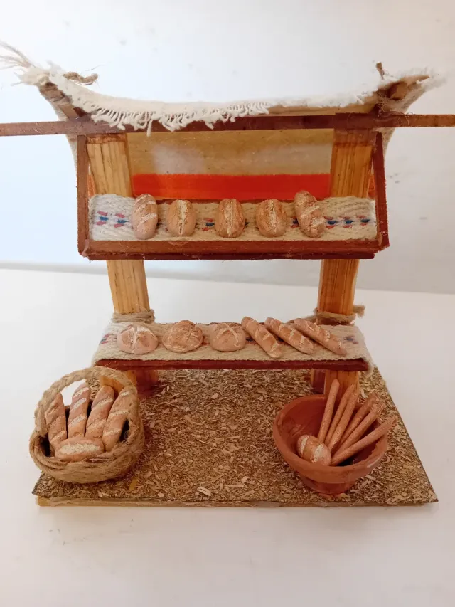 Puesto de pan en miniatura