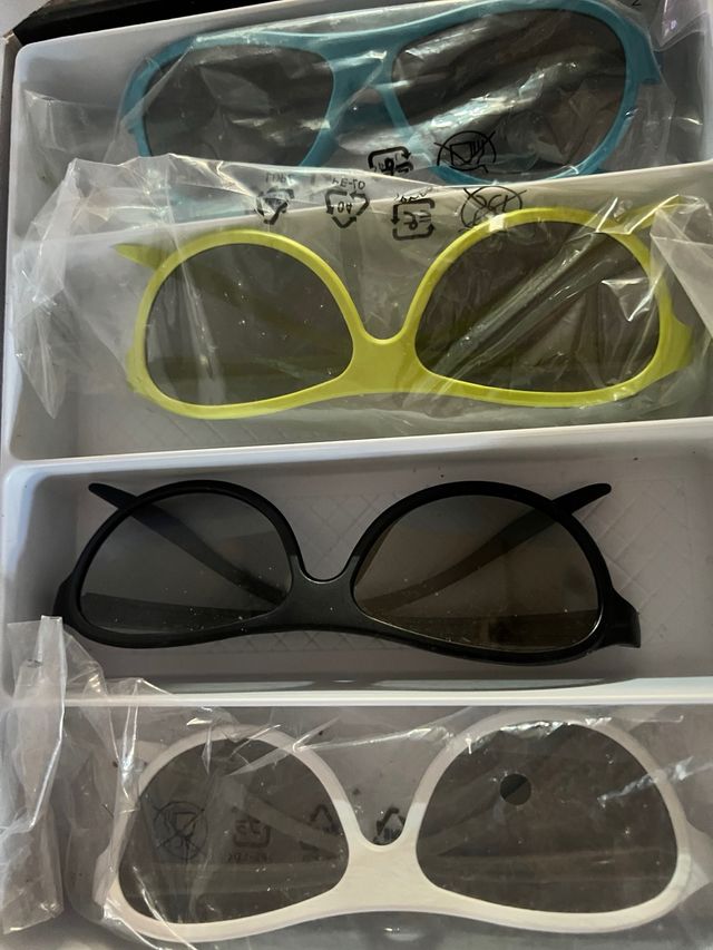 Gafas 3D (Pack 4 colores)