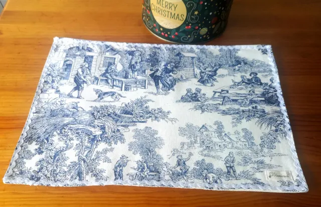 Mantel individual diseño toile de Jouy