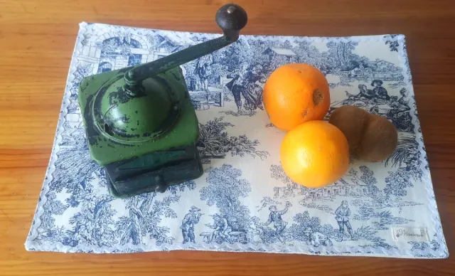 Mantel individual diseño toile de Jouy