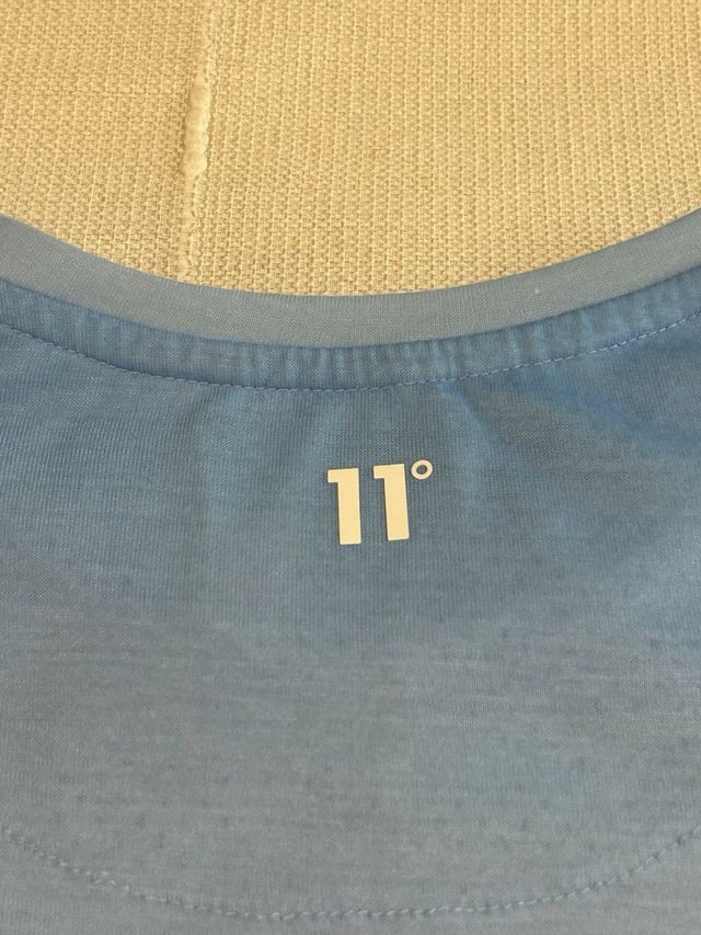 Camiseta 11 Degrees Degradado Azul/Blanco