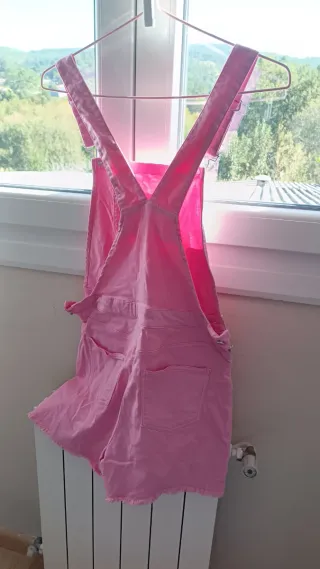 Peto corto rosa vaquero