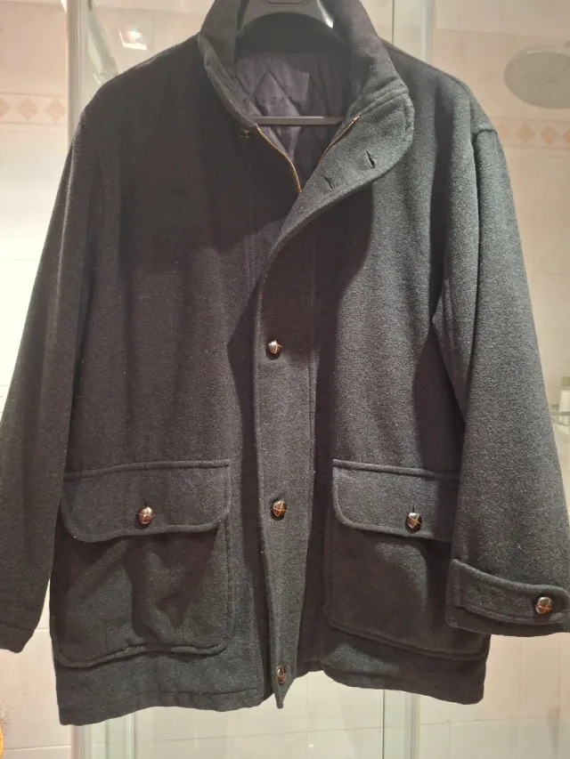 Chaquetón de lana para caballero