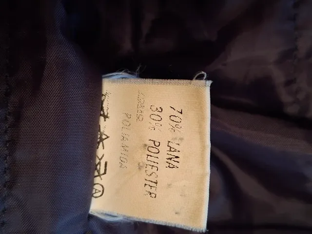 Chaquetón de lana para caballero