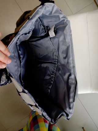 Bolso para silla de paseo con lunares