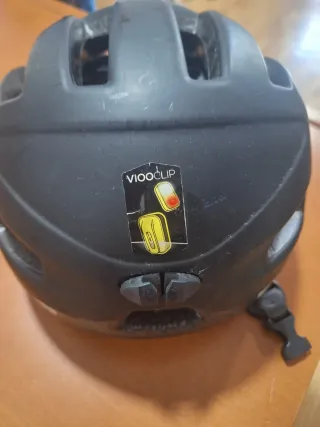 Casco de bici negro Vioo Clip