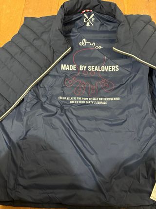 Chaleco Pulpo Hombre Azul