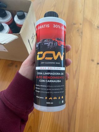 Bote de Cera Limpiadora DCW Carnauba 500 ml.