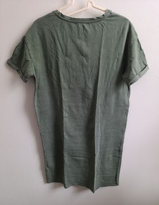 T-shirt lunga verde