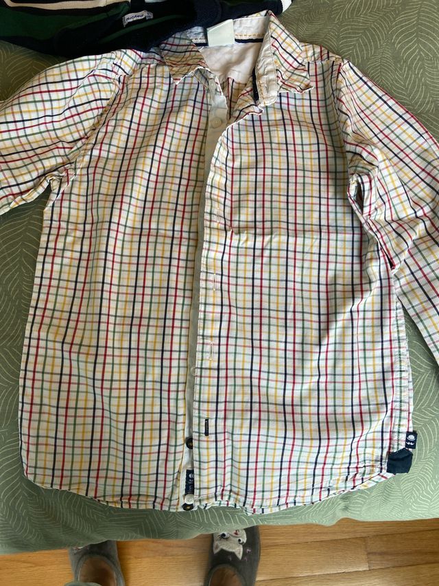 Camisa Boboli 8 años cuadros