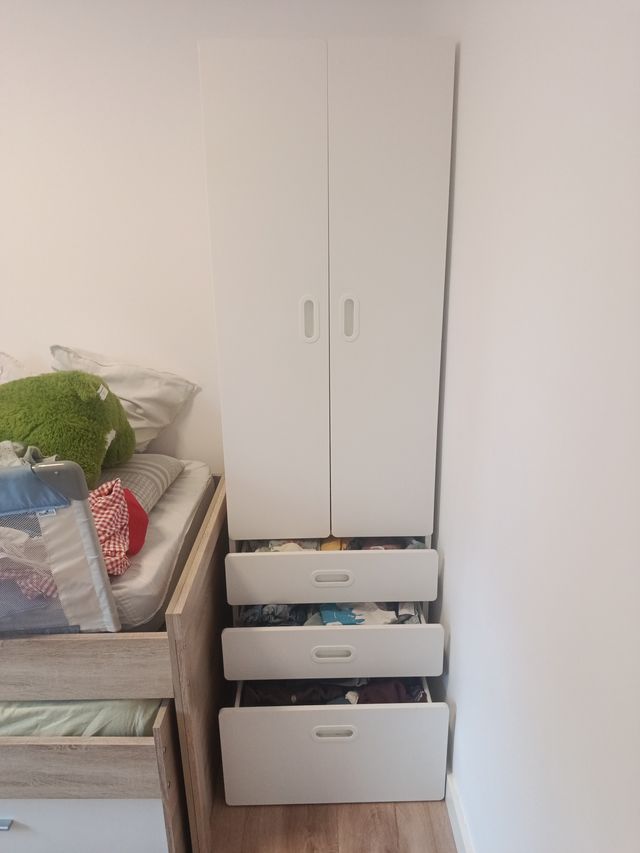 Armario Ikea Blanco con Cajones