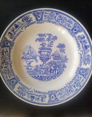 GV Segovia Vajilla Porcelana Azul