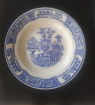 GV Segovia Vajilla Porcelana Azul