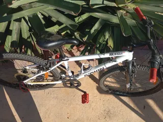Bicicleta B'TWIN Rockrider Blanca