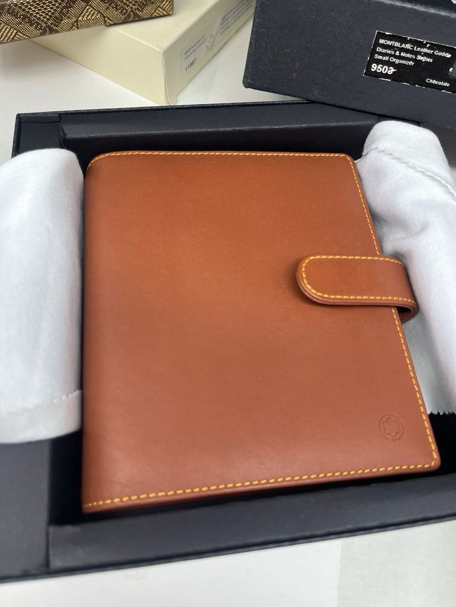 Organizer Montblanc Pelle Marrone nuovo