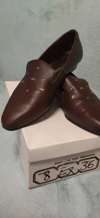 Zapatos Ancriz Marrones Talla 36 Sin Estrenar piel