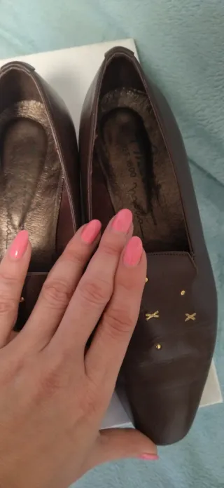 Zapatos Ancriz Marrones Talla 36 Sin Estrenar piel