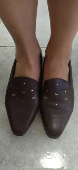 Zapatos Ancriz Marrones Talla 36 Sin Estrenar piel