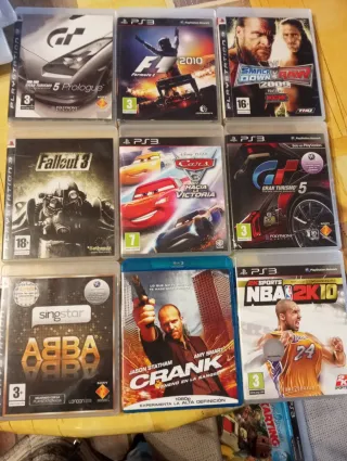 Pack 5 Juegos PlayStation 3 a elegir