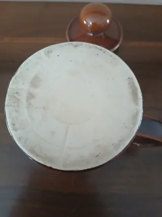 Teiera vintage anni 70 in ceramica