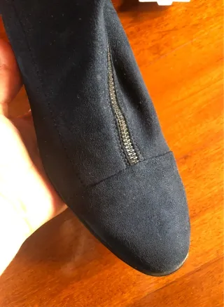 Stivali alti Zara blu tg 38