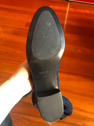 Stivali alti Zara blu tg 38
