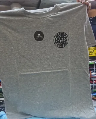 Camiseta Gris Rip Curl Wet Suits Nueva